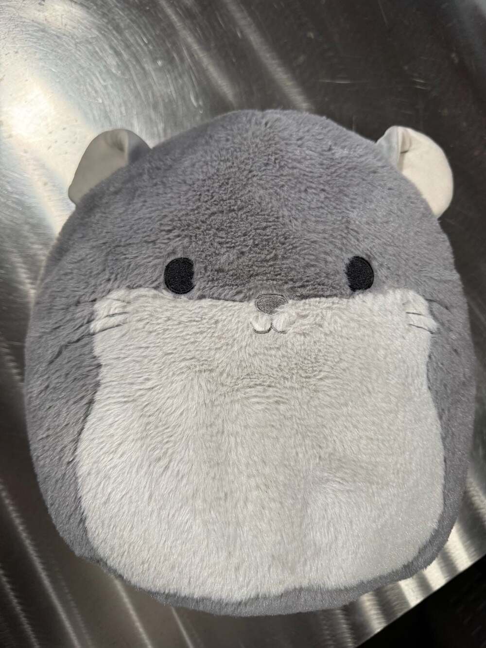 Squishmallows Fuzz-A-Mallows Miper the Grey Chinchilla 12" Plush